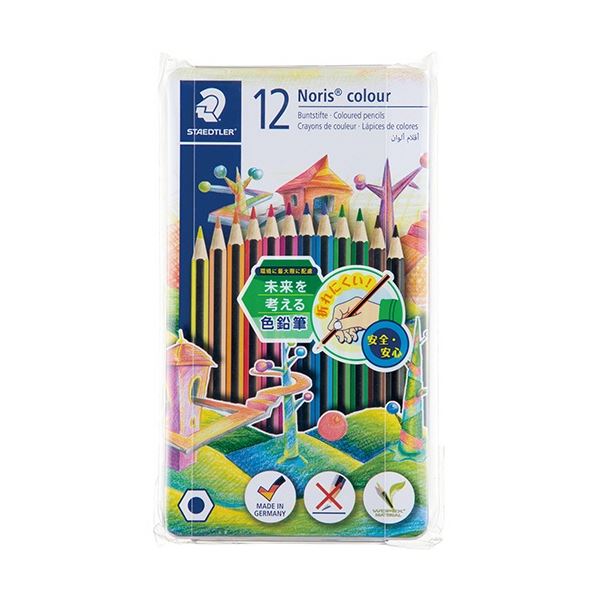 (まとめ) ステッドラー ノリスカラー色鉛筆 メタルケース入 12色(各色1本) 185 M12PB 1個 【×5セット】 送料無料の通販は 6,087円