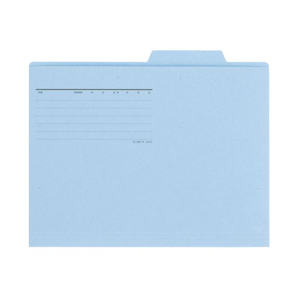 （まとめ） プラス 個別フォルダー FL-082IF A4E Rブルー 50枚【×5セット】 青 送料無料の通販は 16,394円