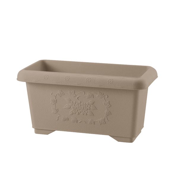 深型 植木鉢/プランター 【60型 ブラウン 3個セット】 約幅60cm 日本製 国産 リッチェル ハナール 〔ガーデニング用品 園芸用品〕 茶 送料無料の通販は