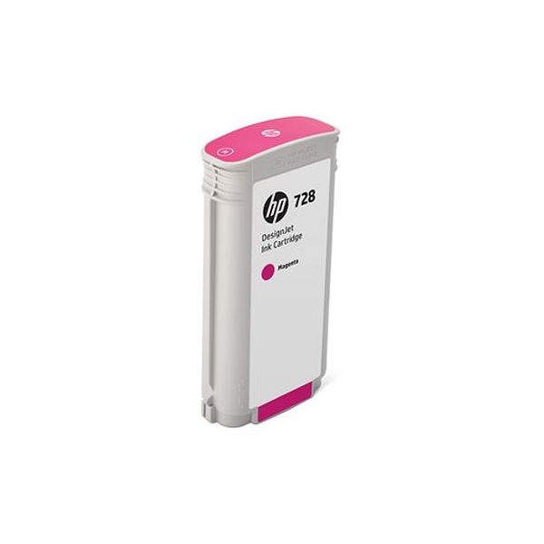 (まとめ）HP HP728 インクカートリッジマゼンタ 130ml F9J66A 1個【×3セット】 鮮やかな色彩を極める プロ仕様のインクサプライ 驚きの容量130ml HP728 マゼンタインクカートリッジ、まとめ買いでお得 1個×3セット 送料無料の通販は