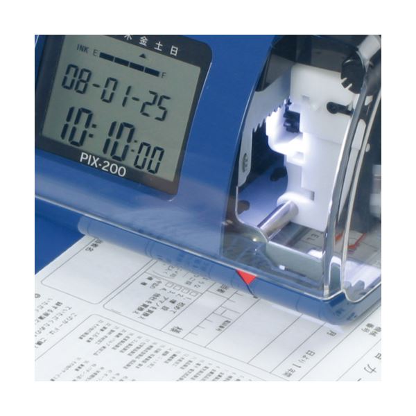 アマノ 電子タイムスタンプ 電波時計内蔵PIX-200 1台 アマノ 電子タイムスタンプ 電波時計内蔵PIX-200 1台 アマノ 電子