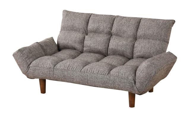 単品 オリタタミ カウチソファ ブラウン 茶  送料無料の通販は 16,462円