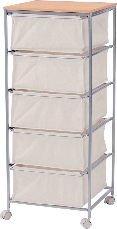 キャンバスチェスト 整理 タンス 収納 キャビネット ５ダン (数量1)  送料無料の通販は