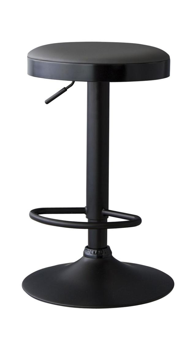 カウンタースツール イス バーチェア 椅子 カウンターチェア (数量1) ブラック 黒  送料無料の通販は