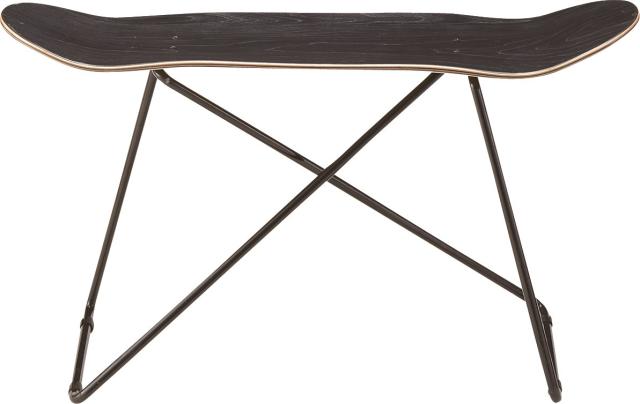 スケートボードスツール イス バーチェア 椅子 カウンターチェア ブラック 黒  送料無料の通販は 12,489円