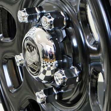 メッキ社外ホイール。16インチ×7JJ＋40 100/114.3(マルチ)4穴