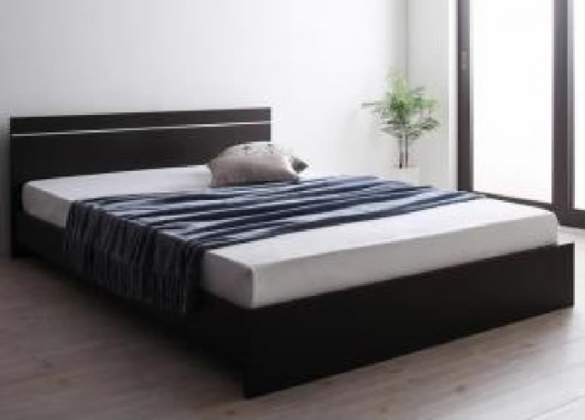 シングルベッド 茶 連結ベッド ボンネルコイルマットレス付き セット