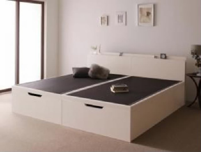 シングルベッド 白 黒 大容量 大型 整理 収納 ベッド ベッドフレーム