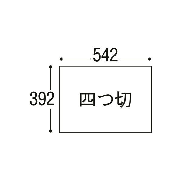 まとめ）リンテック ニューカラーR 四つ切 こいクリーム 4NCR-122 1パック(100枚)【×5セット】 送料無料の通販は - 画用紙