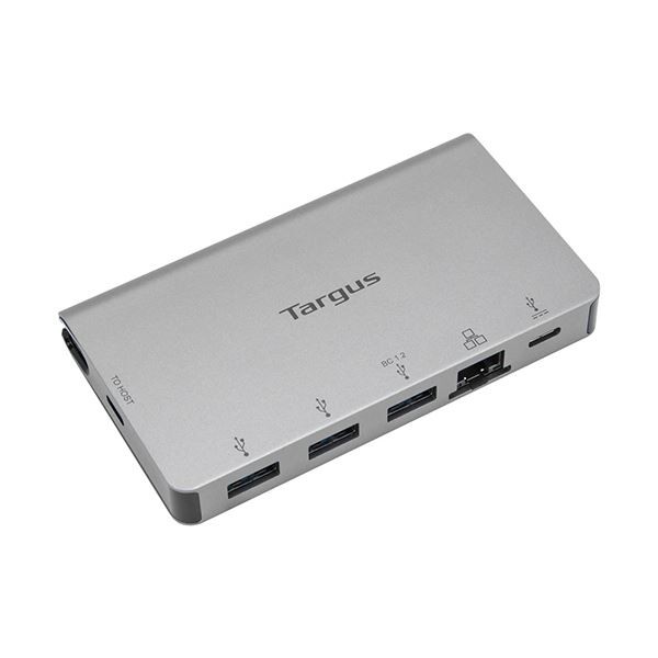 Targus USB-Cマルチポートハブ Ethernetアダプター付き 100W PDパススルー充電対応 シルバー ACA9511個 送料無料