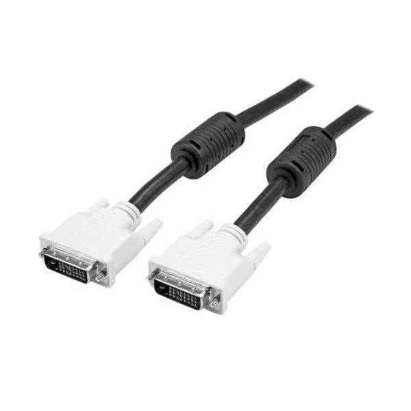 StarTech.com DVI-Dデュアルリンクケーブル ブラック 7m オス-オス DVIDDMM7M 1本 黒 StarTech.com DVI-Dデュアルリンクケーブル ブラッ