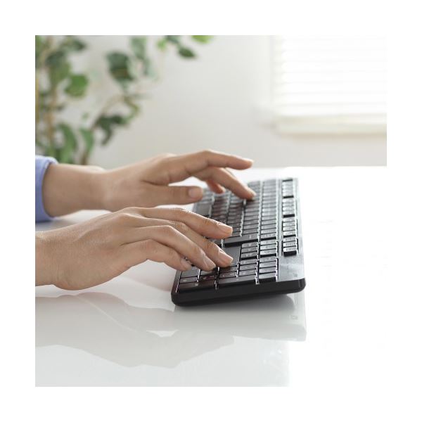 ワイヤレス静音キーボード SKB-WL37BK 静かで快適なワイヤレス静音キーボード キー入力音を気にせず、集中力を高め、ストレスフリーなタイピングを実現 自由な位置で使え、デスク周りもスッキリ 快適なキータイピングを求める方におすすめ 送料無料