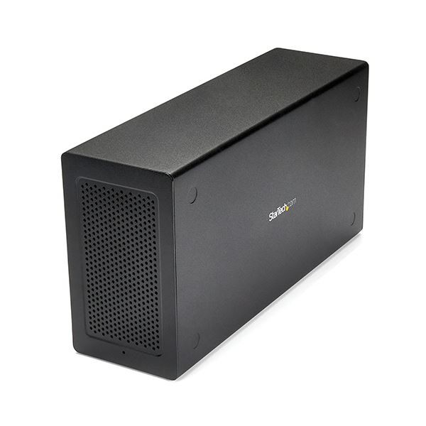 StarTech.com Thunderbolt 3接続PCIe外付けケース アルミ筐体 ブラック TB31PCIEX161台 黒 送料無料