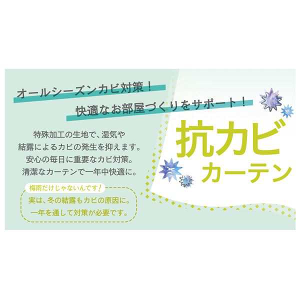 レースカーテン 幅150cm×丈238cm ホワイト 1枚 洗える 日本製