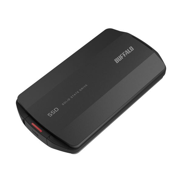 バッファロー USB3.2(Gen2)ポータブルSSD TypeA&C 500GB ブラック SSD-PHP500U3-BA 1台 黒 送料無料