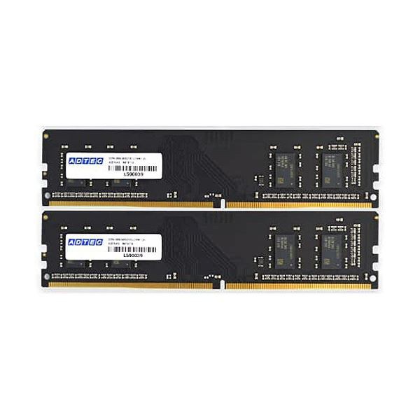 アドテック DDR4-3200UDIMM 16GB×2枚組 ADS3200D-16GW 1箱 送料無料