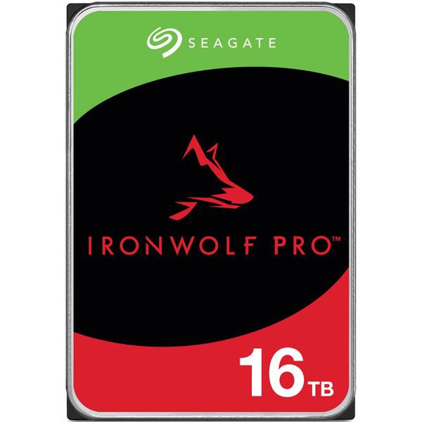 Seagate IronWolf Pro 3.5【データ復旧3年付】16TBHDD(CMR)メーカー5年保証 24時間稼働 PC パソコン 、NAS用 RVセンサー付 ST16000NT001