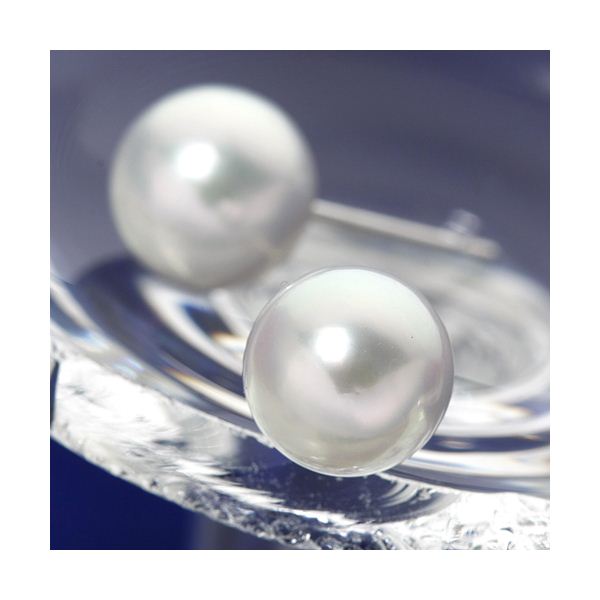 シルバーグレーあこや真珠ネックレス＆K14WGピアス シルバーグレーあこや真珠ネックレス＆K14WGピアス