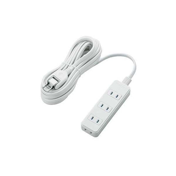 【まとめ】 電源タップ 4個口 5m T-ST02-22450WH【×3セット】 送料無料