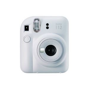 富士フイルム チェキ INSTAX mini 12 クレイホワイト 白 ミニサイズの写真を手軽に撮影 クレイ色のボディがおしゃれな、インスタントカメ