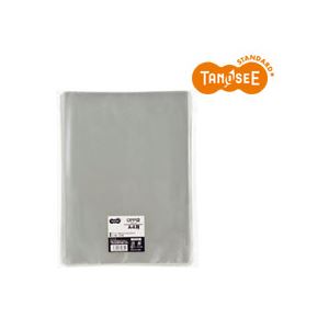 (まとめ) TANOSEE OPP袋 フラット グリーティングカード用 125×180mm 1セット（500枚：100枚×5パック） 〔×10セット〕 まとめ） TANOSEE OPP袋 フラット グリーティングカード用 125×180mm 1