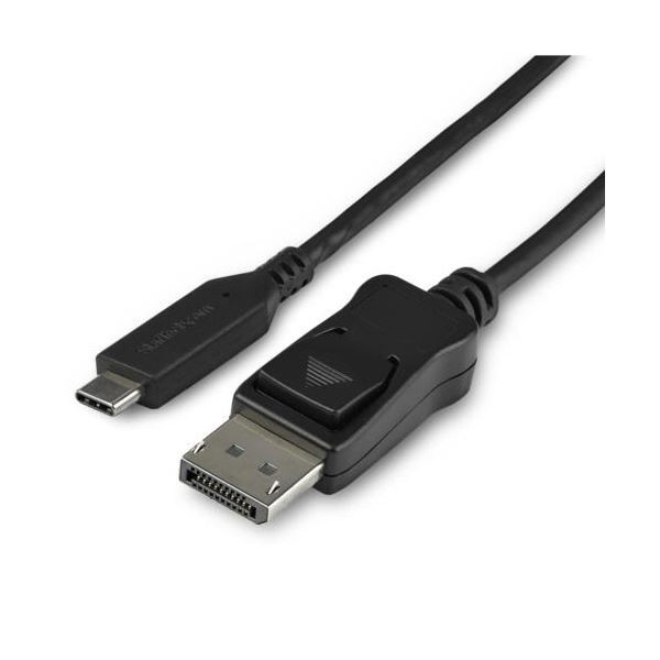 StarTech.com USB TypeC-DisplayPort 1.4変換ケーブル 1m ブラック CDP2DP141MB1本 黒 送料無料