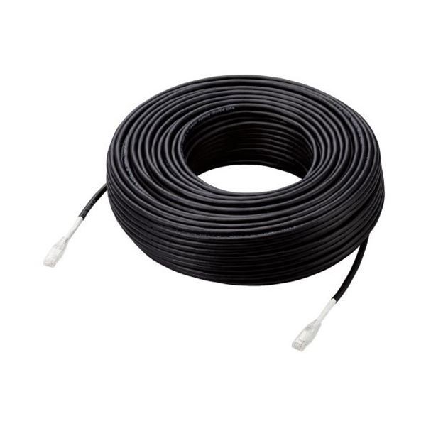 Cat6A対応LANケーブル 配線 (屋外用) LD-GPAOS/BK80 高速通信に革命を