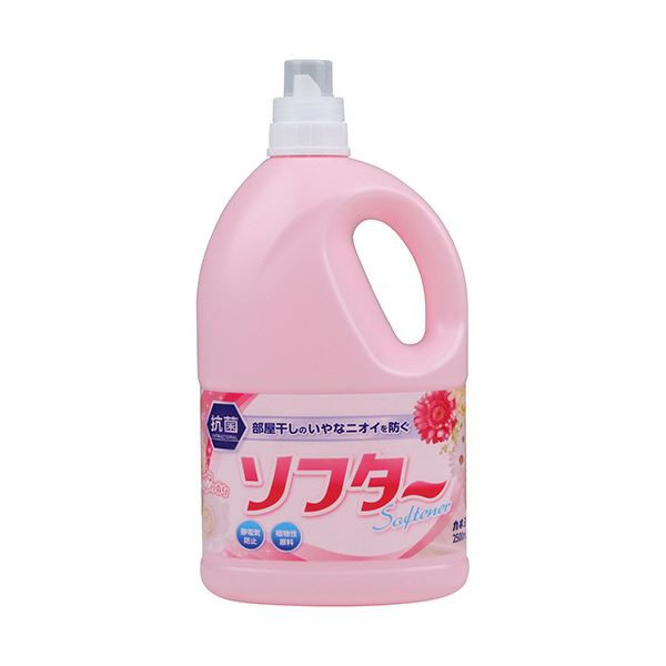 （まとめ） カネヨ石鹸抗菌剤入り ソフター ピンク 2500ml 1本 【×10セット】 （まとめ） カネヨ石鹸抗菌剤入り ソフター ピンク 2500ml