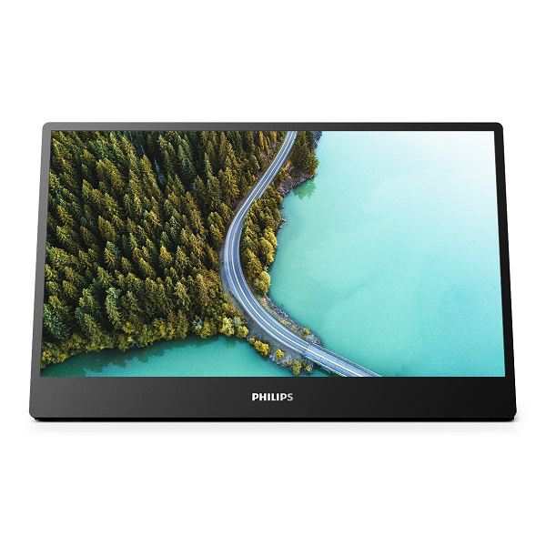 PHILIPS 液晶ディスプレイ 15.6型/1920×1080/Micro-HDMI、USBType-C/ブラック/スピーカー:なし/5年間フル保証 16B1P3300/11 黒 送料無料