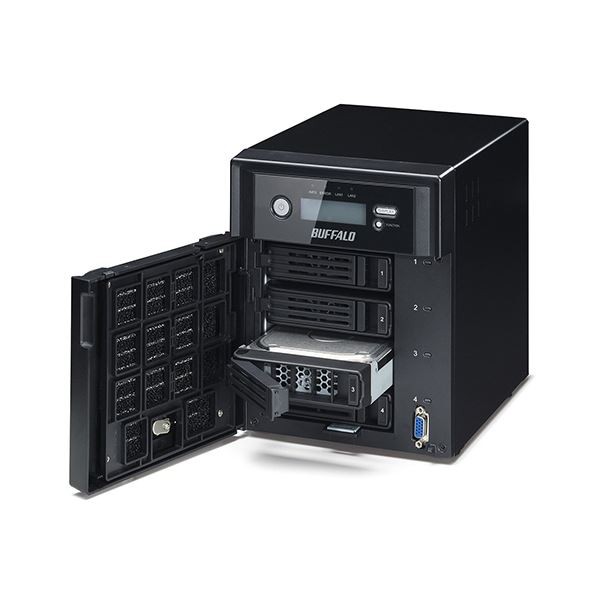 バッファローTeraStation WindowsStorageServer2012 R2 WE搭載NAS 4ドライブ 4TBWS5400DN0404W2 1台 送料無料