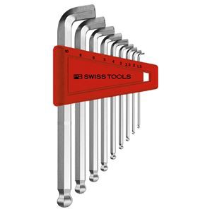 PB SWISS TOOLS 2212H-10 ショートヘッド六角棒レンチセット（パックナシ） 送料無料