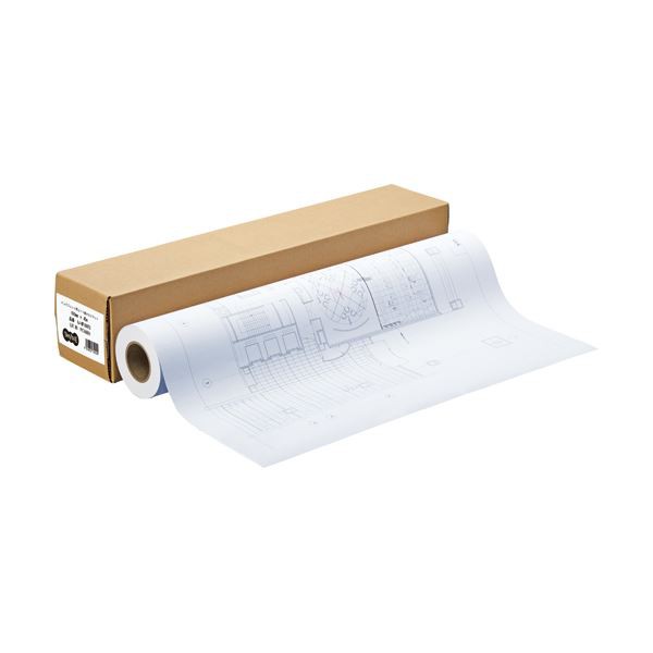 (まとめ) TANOSEE インクジェット用コート紙 HG3厚手マット 44インチロール 1118mm×30m 1本 【×2セット】 送料無料の通販は