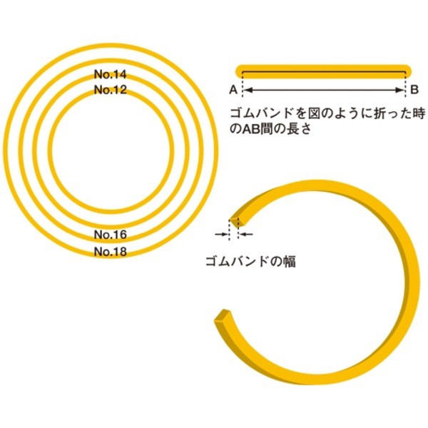 共和 ゴムバンド オーバンド Ｎｏ．２１０ 内径約５１ｍｍ 約１９５０