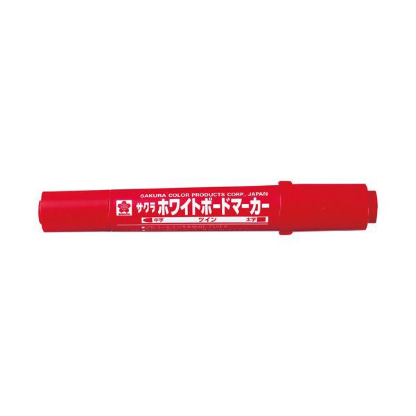 まとめ） サクラクレパス ホワイトボードマーカーツイン WBK-T赤