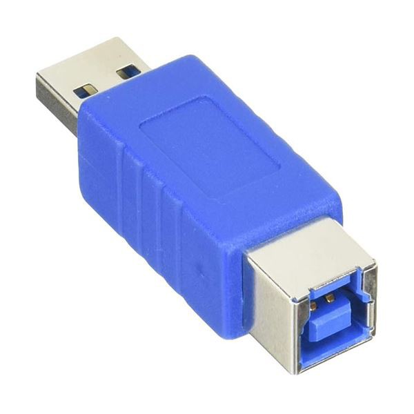 まとめ)変換名人 変換プラグ USB3.0 B(メス)-A(オス) USB3BB-AA【×10