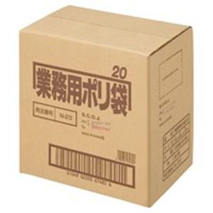 (業務用5セット) 日本サニパック ポリゴミ袋 N-23 透明 20L 10枚 60組 送料無料