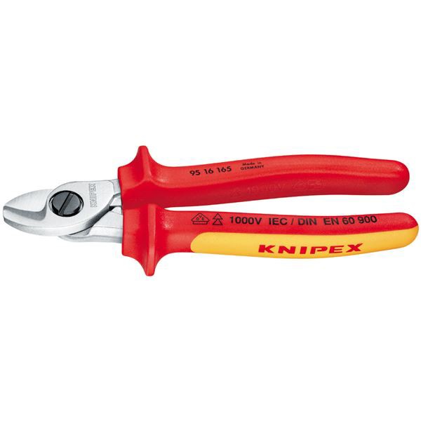 KNIPEX（クニペックス）9516-165 絶縁ケーブル 配線 カッター 1000V （SB） 送料無料