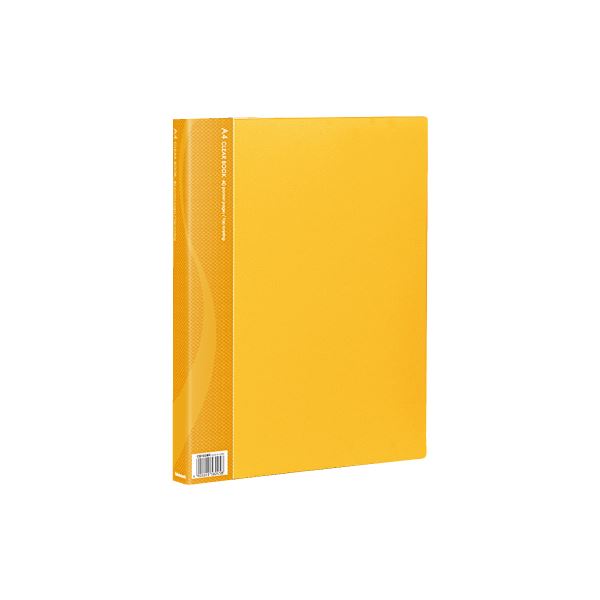 (業務用セット) A4クリアブック 40ポケット ベーシックカラー CB1033Y-N イエロー【×10セット】 黄 送料無料