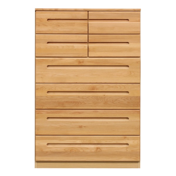 ハイチェスト タンス キャビネット 衣類整理 収納 6段 幅90cm ナチュラル 木製 日本製 国産 HUMMING ハミング リビングチェスト 完成品 玄関渡し 送料無料