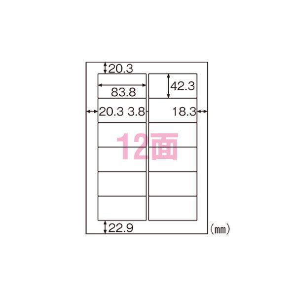 （まとめ） ヒサゴ FSC(R)森林認証紙ラベルA4タックシール A4判 100枚入 FSCGB861 【×2セット】 送料無料