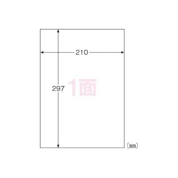 ヒサゴ 屋外用ラベル A4 ノーカット 100枚 KLP862 屋外でも安心 耐久性抜群のA4サイズラベル100枚セット ノーカットで使いやすさも◎ ヒ