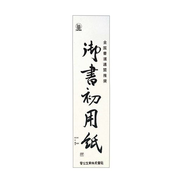 （まとめ） 菅公工業 書初用紙 大 マ0551パック（20枚） 【×30セット】 送料無料