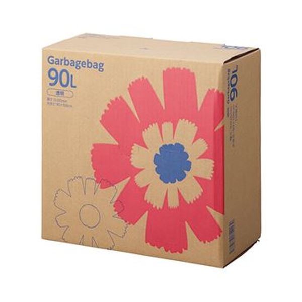 （まとめ）TANOSEE ゴミ袋 コンパクト 透明90L BOXタイプ 1箱（110枚）【×5セット】 驚異の耐久性と滑らかさを誇る 透明な90Lのゴミ袋、まとめて110枚 使いやすいBOXタイプ 【5セット】 送料無料の通販は 30,162円