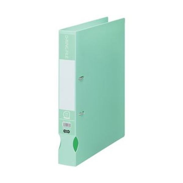 （まとめ）TANOSEE Dリングファイル（再生PP表紙）A4タテ 2穴 300枚収容 背幅43mm ミントグリーン 1冊【×50セット】 緑 送料無料の通販は 19,608円