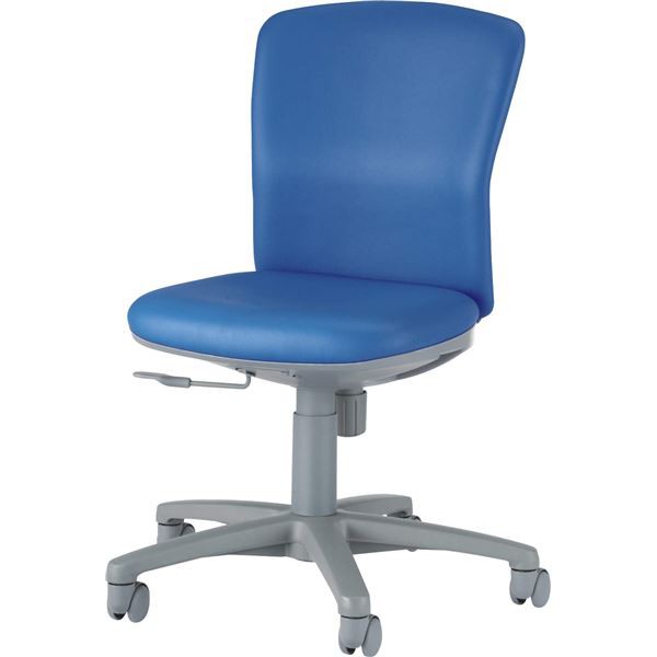 ビジネスチェア (イス 椅子) ー No.360S ブルー 組立品 青 究極の快適さを追求したブルーエレガンス ビジネスチェアー360S です 青 送料のサムネイル
