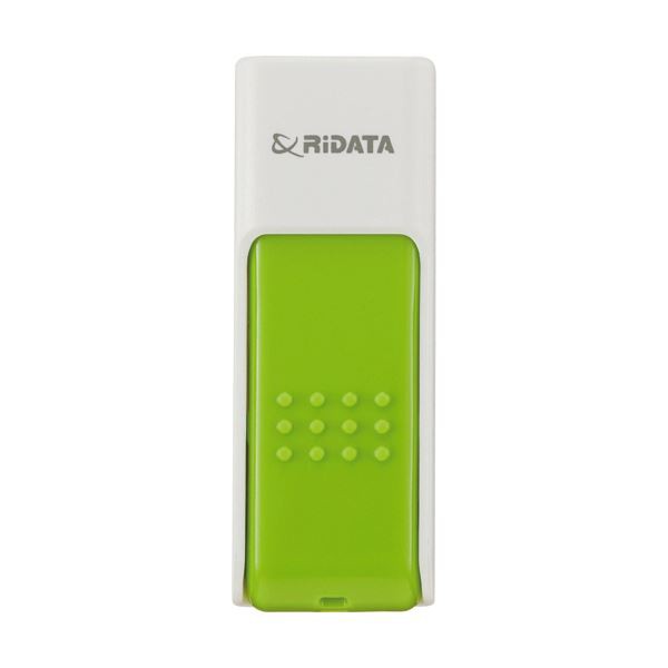 （まとめ）RiDATA ラベル付USBメモリー32GB ホワイト/グリーン RDA-ID50U032GWT/GR 1個【×3セット】 白 緑 送料無料