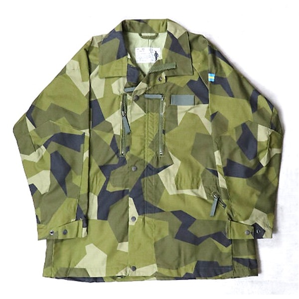 スウェーデン軍 ACTIVE LIFE社製 UF90 グリーンカモ ジャケット デッドストック 未使用 190-105サイズ ミリタリーウェア 軍モノ 緑 送料無料