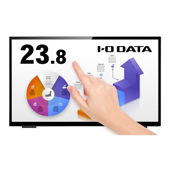 アイ・オー・データ機器 「5年保証」10点マルチタッチ対応 23.8型ワイド液晶ディスプレイ LCD-MF241FVB-T-A 5年間の保証付き 23.8インチ