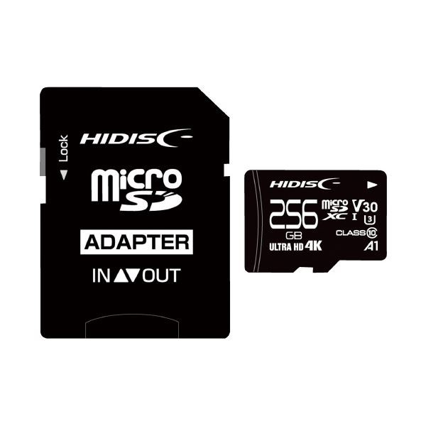 microSDXCカード 256GB HDMCSDX256GCL10V30 送料無料