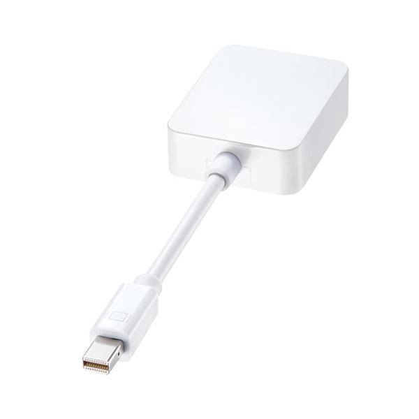 (まとめ) 4K対応 MiniDisplayPort-HDMI変換アダプタ AD-MDPHD008 1個 【×5セット】 送料無料